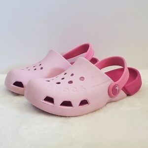 Crocs 2 Toned Pink Baya Classic Clog Child Size 12